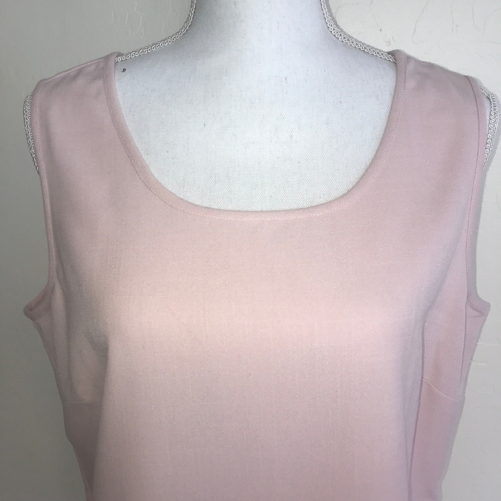 Draper's & Damon's Pink Linen Look Tank Top